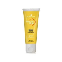 Protector solar emulsión sin color sfp 40 100 ml Carthage