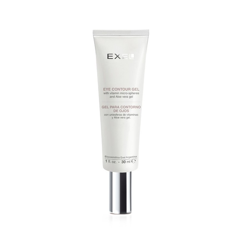Contorno de ojos con uniesferas y aloe POMO 30 ml Exel Contorno de ojos con uniesferas y aloe POMO 30 ml Exel