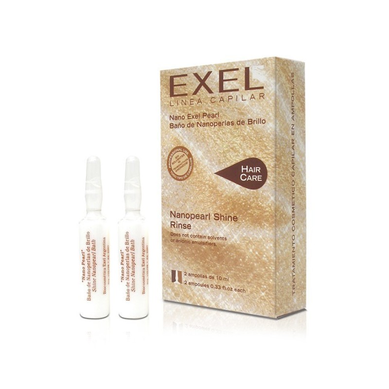 Ampollas  NANO EXEL PEARL 2 ampollas Exel Linea capilar