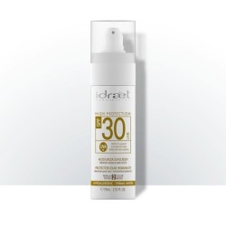Crema protector solar SPF 30 Tono medio vainilla 75 ml  Idraet