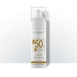 Crema protector solar SPF 50 sin color 75 ml  Idraet