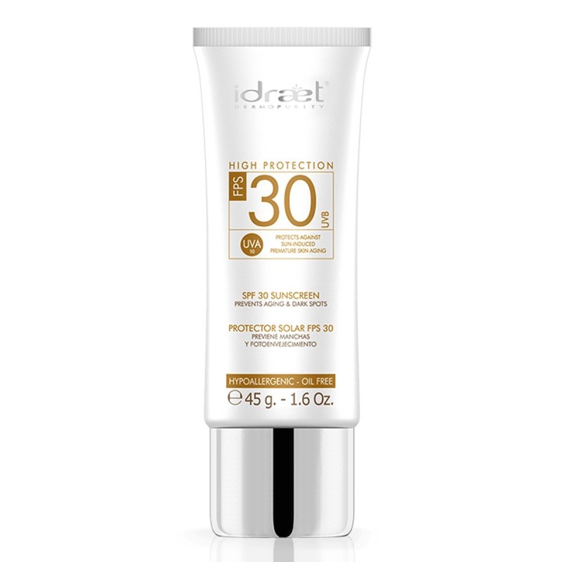 Crema protector solar SPF 30 Tono Beige 45 gr travel edition Idraet Crema protector solar SPF 30 Tono Beige 45 gr travel edition Idraet