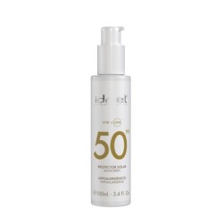 Protector solar SPF50 Sin Color Facial  Amplio espectro 100 ml Idraet