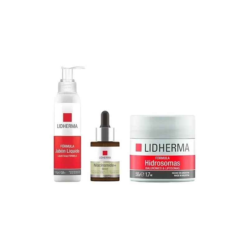 Kit Hidratante Facial Lidherma