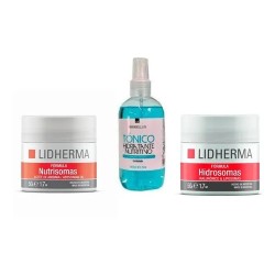 Rutina Hidratante y Nutritiva Lidherma + Biobellus