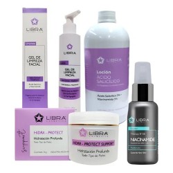 Kit Libra Piel Grasa y Acneica | Gel, Crema, Loción y Booster Control Sebo